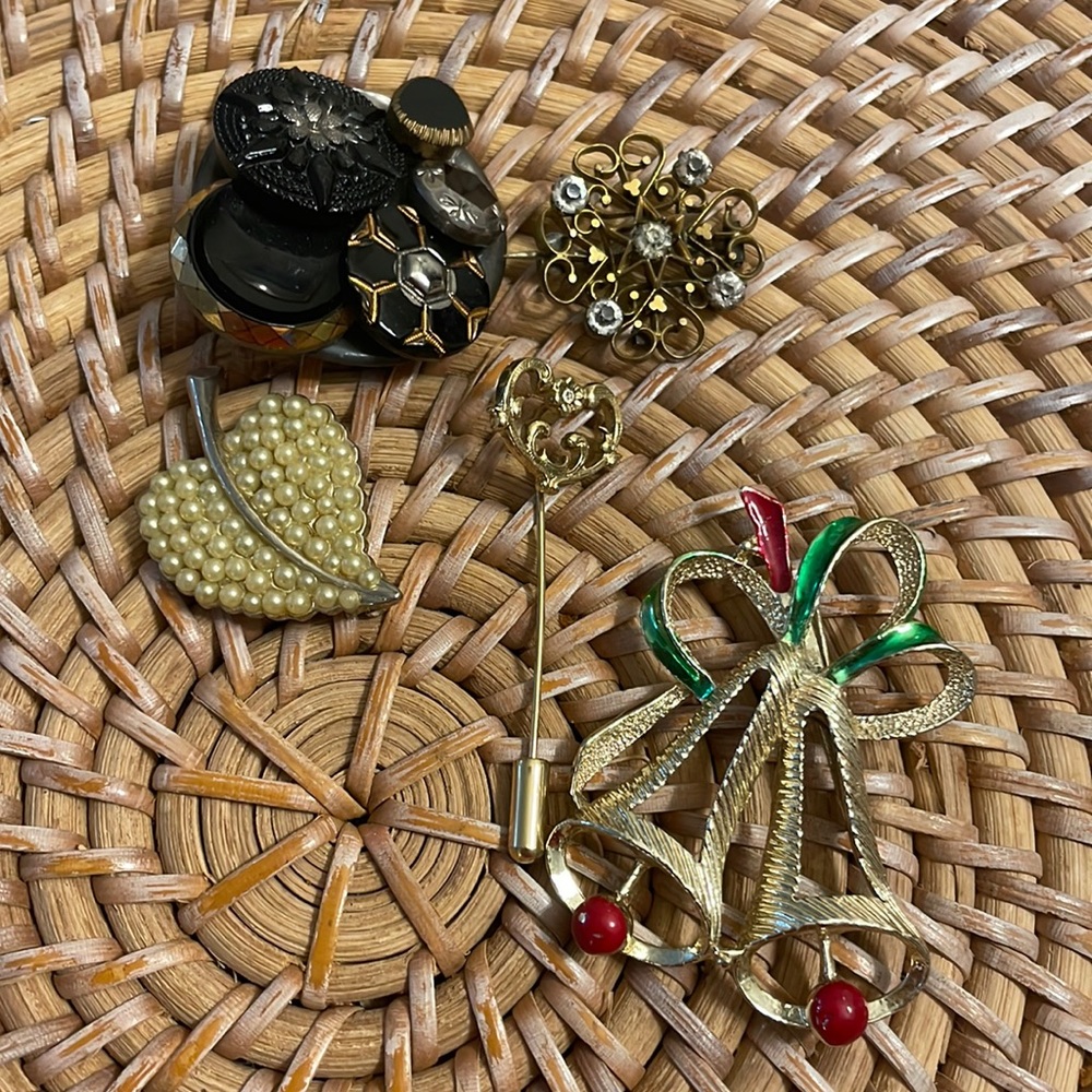 5 pins for sale. These were my Grandmas. Some are very old.